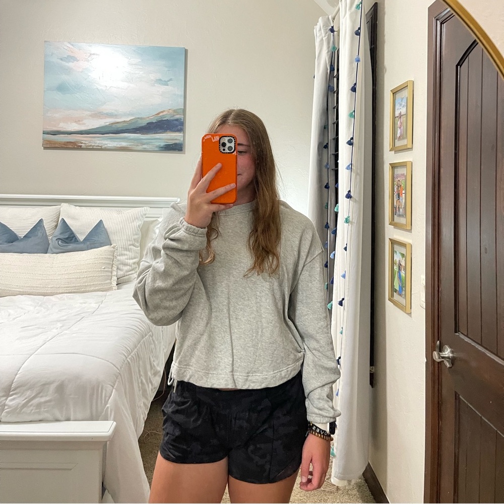 Aerie Gray Crewneck